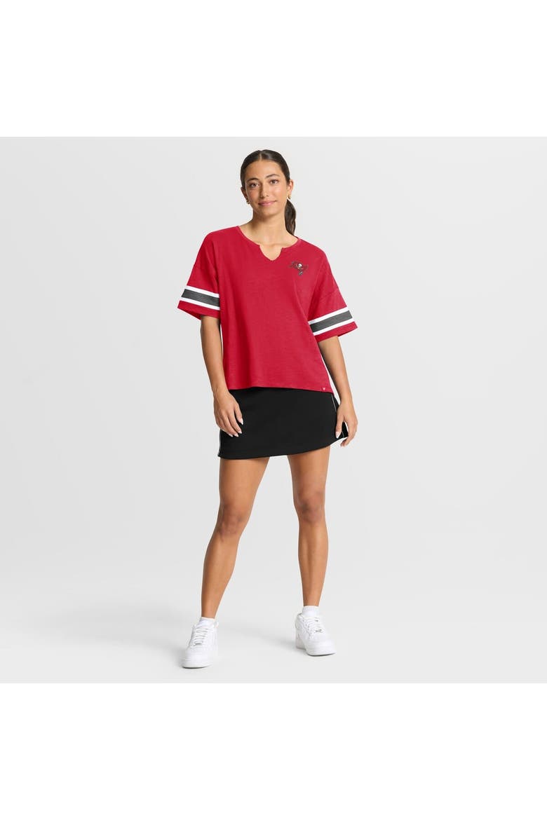 Women's Fanatics Red Tampa Bay Buccaneers Redzone Curl Route T-Shirt, Alternate, color, Red