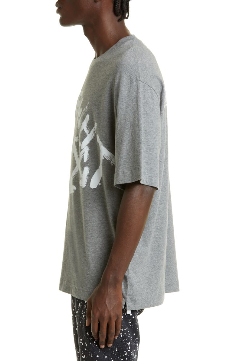 Off-White Paint Script Logo Cotton Graphic Tee, Alternate, color, 