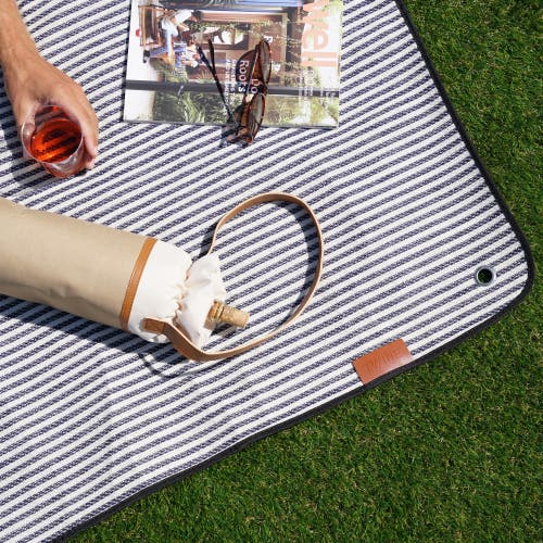 Twine Seaside Picnic Blanket Set In Blue