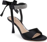 BADGLEY MISCHKA Blake Crystal Ankle Strap Sandal