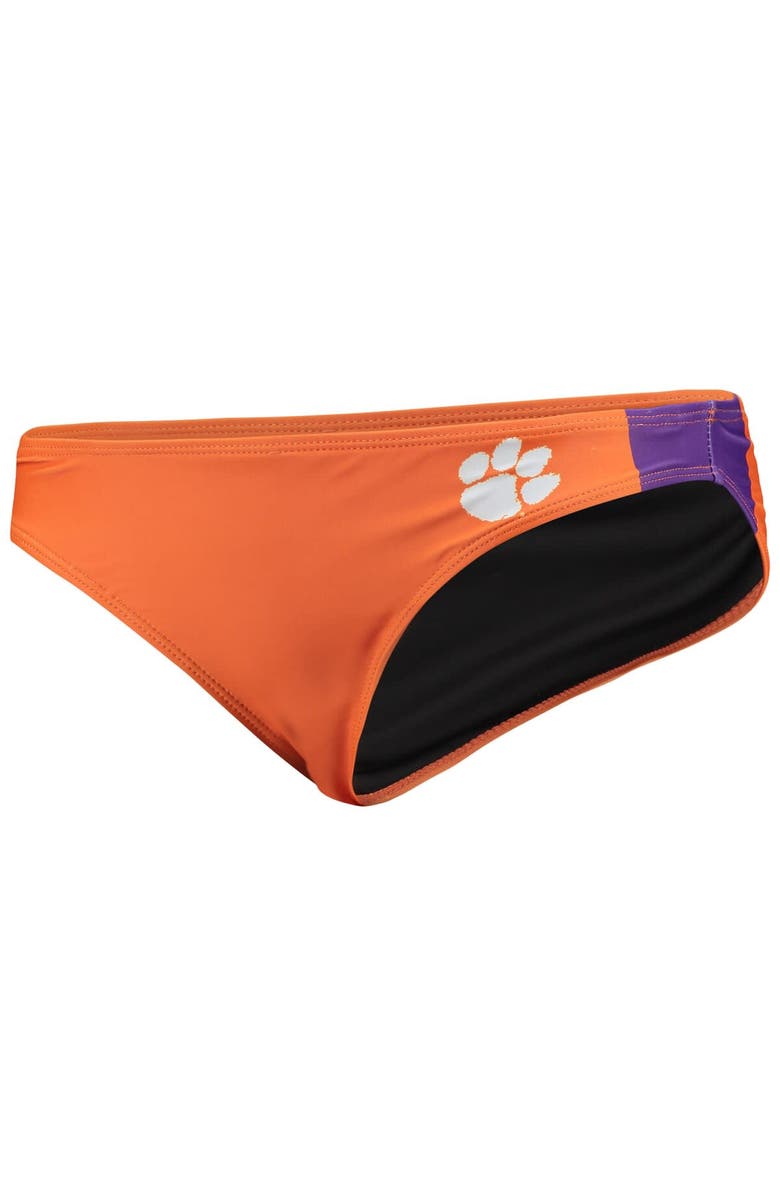 FOCO Women's FOCO Orange Clemson Tigers Wordmark Bikini Bottom, Alternate, color, Orange