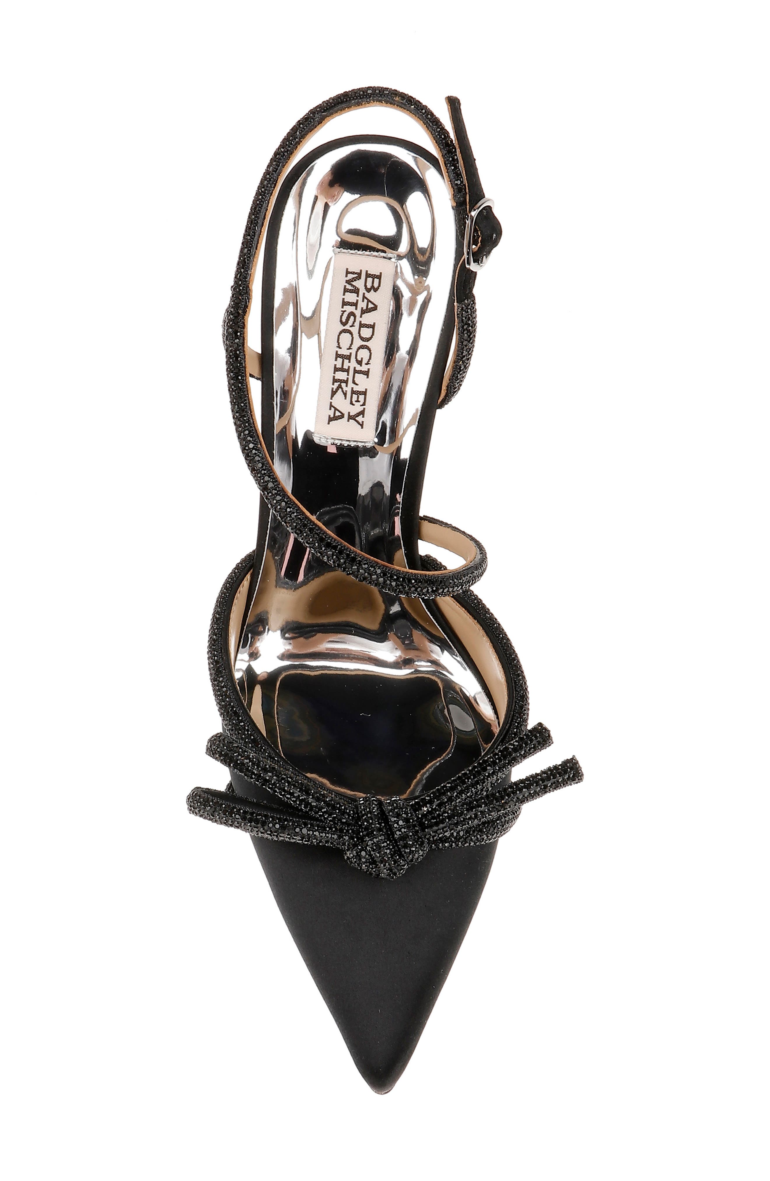 Badgley Mischka Collection Elaine Pointed Toe Pump, Alternate, color, Black