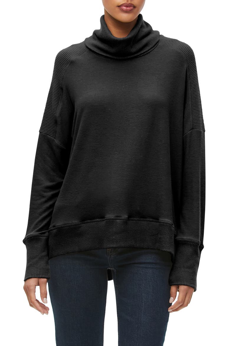 Bea Turtleneck Sweater, Main, color, BLACK