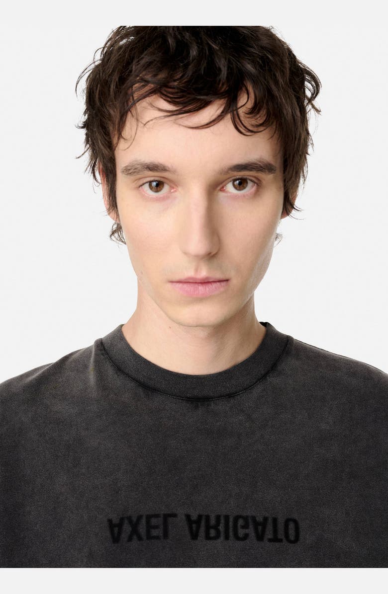 Axel Arigato Distort Washed T-Shirt, Alternate, color, Black