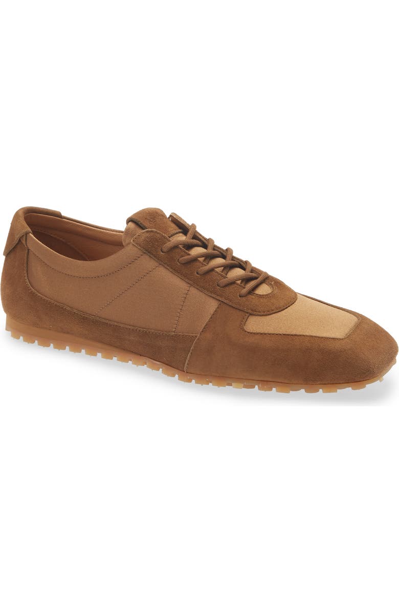 aeyde Uma Two-Tone Sneaker, Main, color, Tobacco