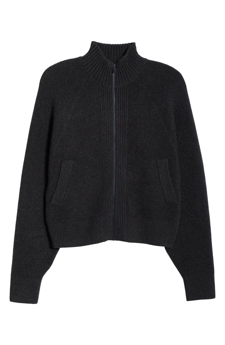 Lunya Organic Cotton Blend Cardigan, Alternate, color, Waving Shadow