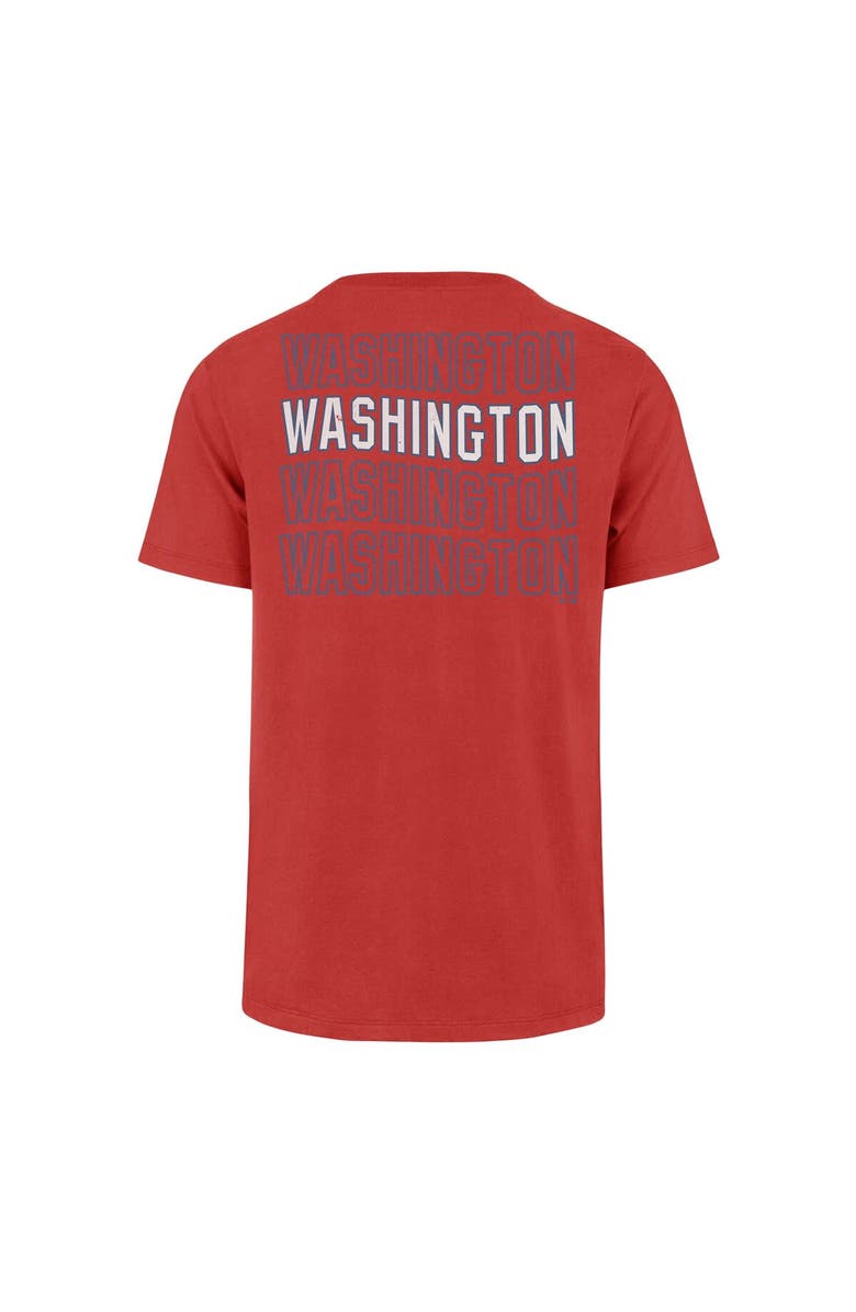 '47 Men's '47 Red Washington Nationals Hang Back Franklin T-Shirt, Alternate, color, Red
