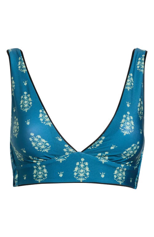 Maaji Allure Reversible Bikini Top In Black