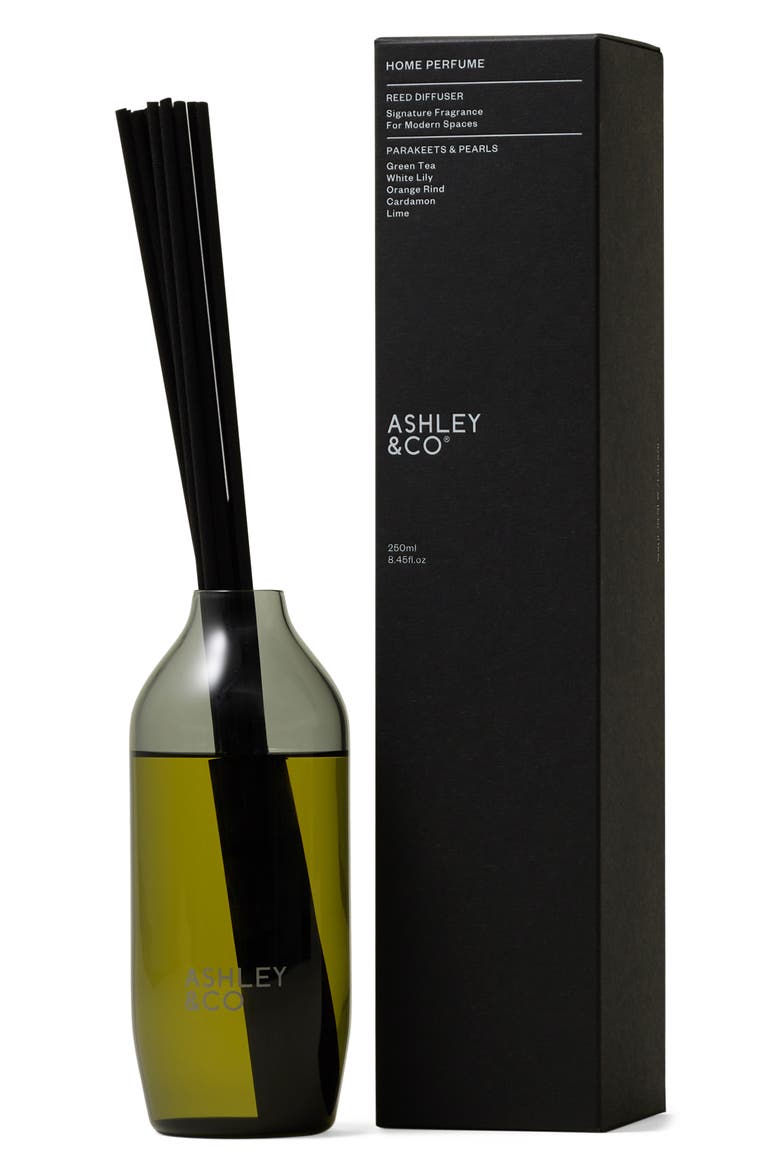 Parakeets & Pearls Home Perfume Reed Diffuser, Main, color, PARAKEETS PEAR