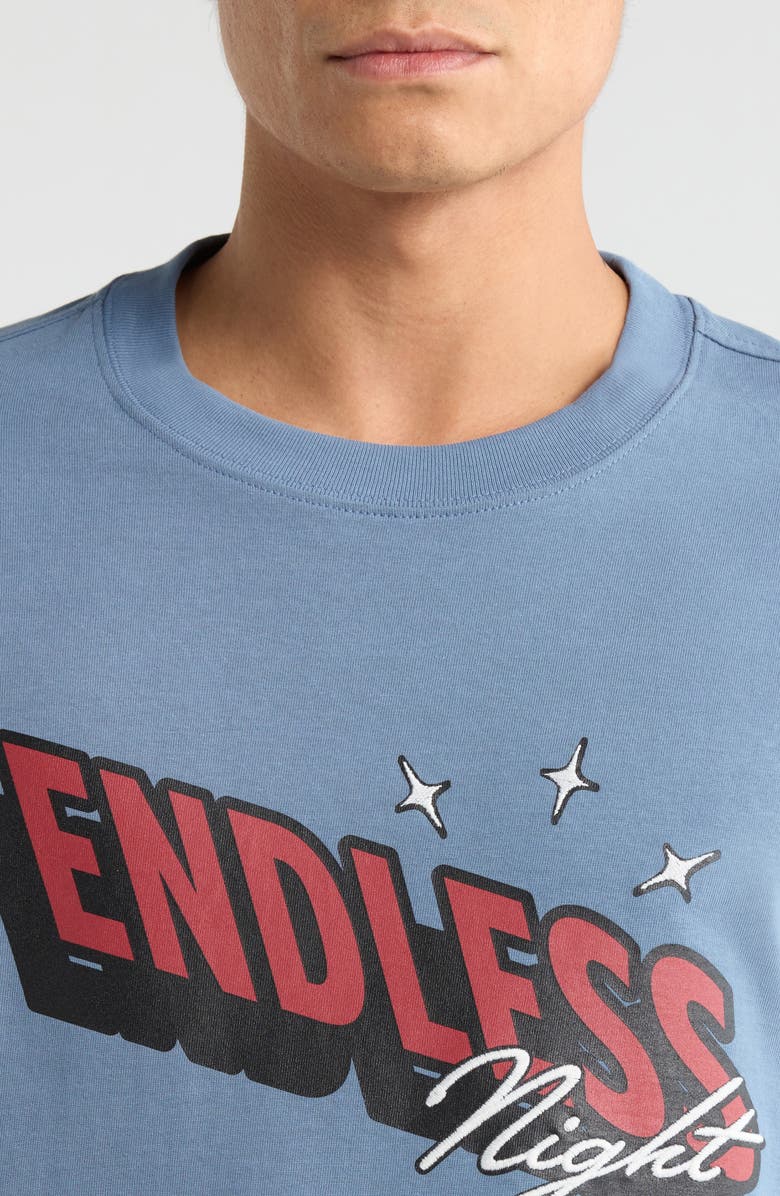 PacSun Endless Nights Graphic T-Shirt, Alternate, color, Blue