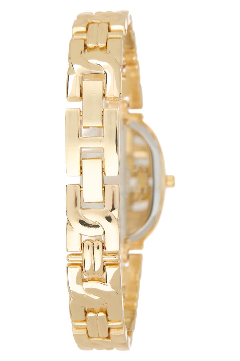 Oval Bracelet Watch, 23mm x 41mm, Alternate, color, GOLD