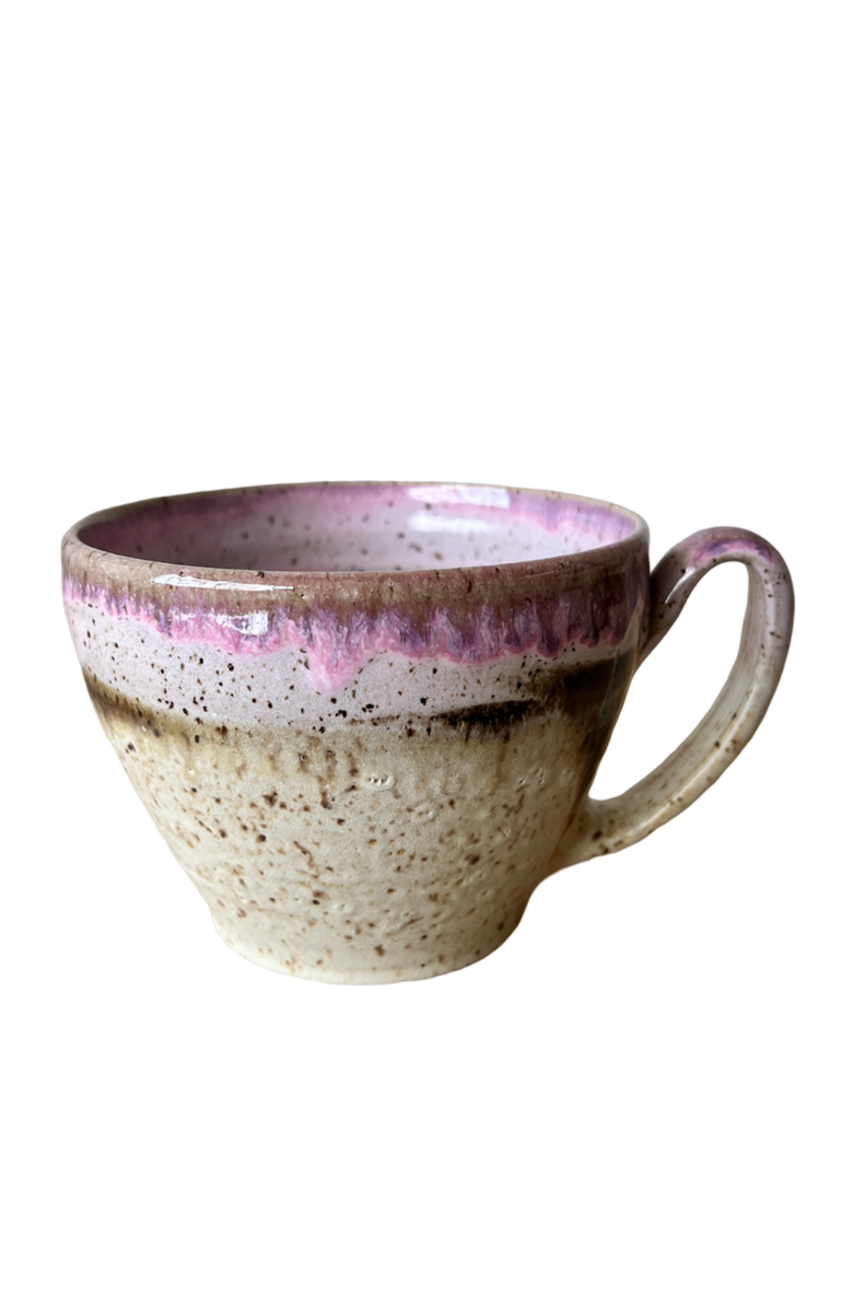 Gina DeSantis Ceramics Borealis Cappuccino Cups, Main, color, Dusk