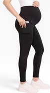MOTHERHOOD MATERNITY Over the Belly Side Pocket Active Maternity Leggings