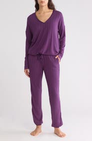 Ted Baker London Rib Knit Jogger Pajamas