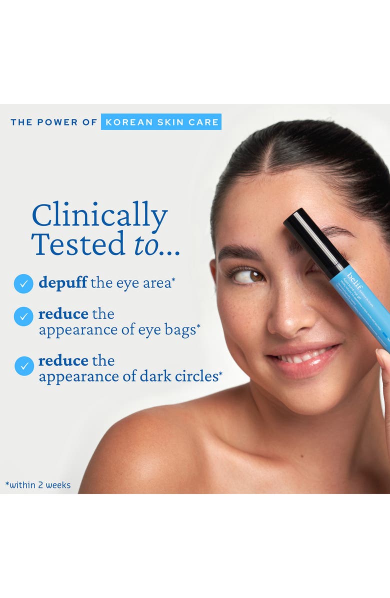 belif Aqua Bomb Depuffing Eye Gel with Caffeine + Hyaluronic Acid, Alternate, color, 