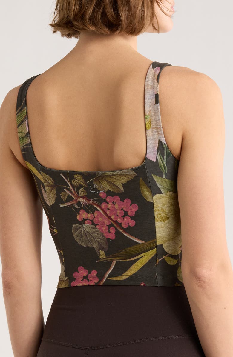 Beyond Yoga SoftMark Impress Crop Tank, Alternate, color, Botanical Garden