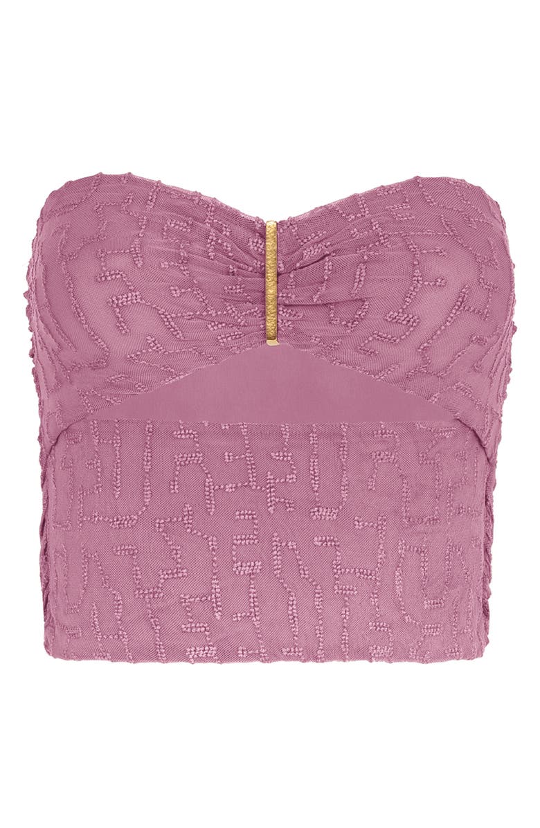 ViX Paula Hermanny Ray Strapless Cover-Up Top, Alternate, color, Pink