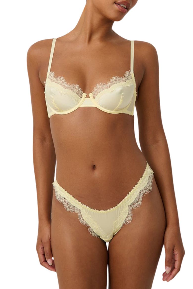Sorrento Limencello Underwire Bra, Alternate, color, LIMONCELLO