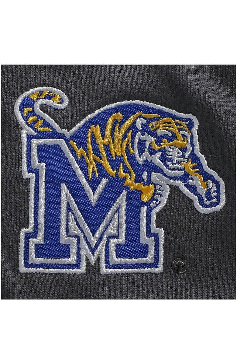 COLOSSEUM Men's Colosseum Charcoal Memphis Tigers Tortugas Logo Quarter-Zip Jacket, Alternate, color, Charcoal