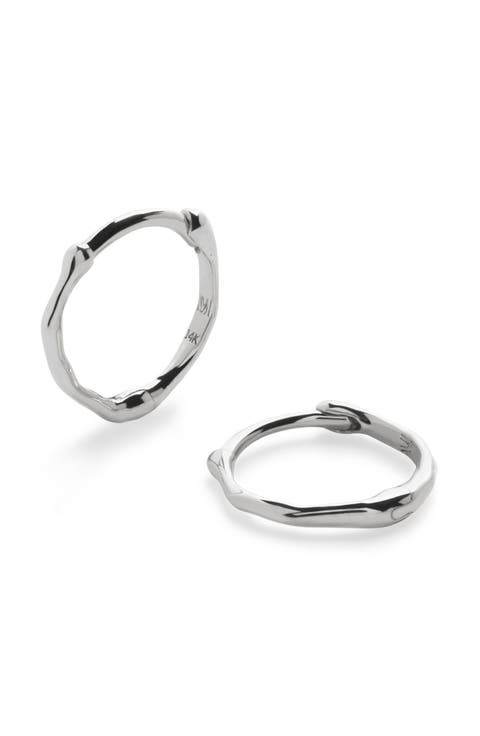 Mini Siren Huggie Hoop Earrings