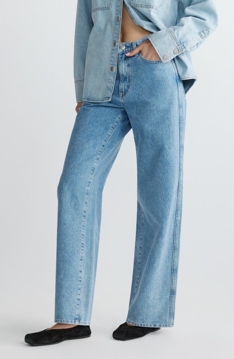 DL1961 Kaylen Soft Curve SculptSystem High Rise Jeans, Alternate, color, Blue Sky