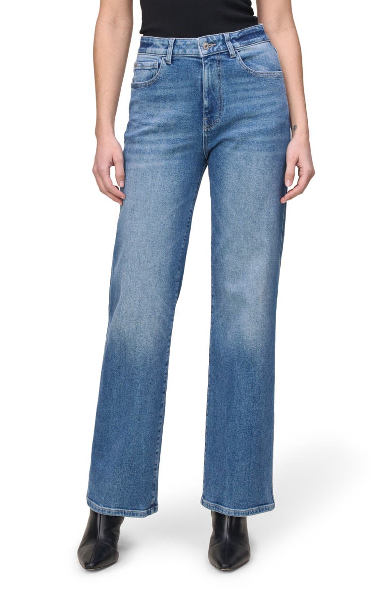 WARP+WEFT Sat '90s High Waist Straight Leg Jeans, Main, color,