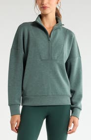 Zella Soft Luxe Half Zip Pullover
