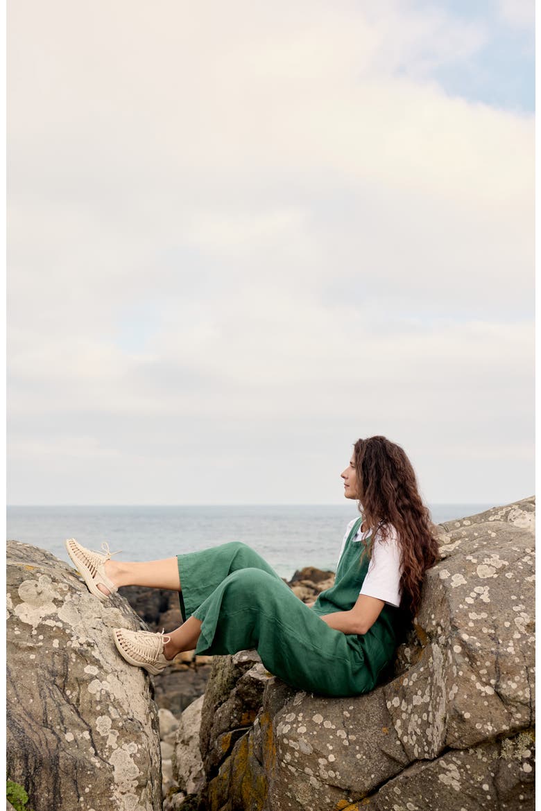 Salt Air Wide Leg Jumpsuit, Alternate, color, DARK FORAGE