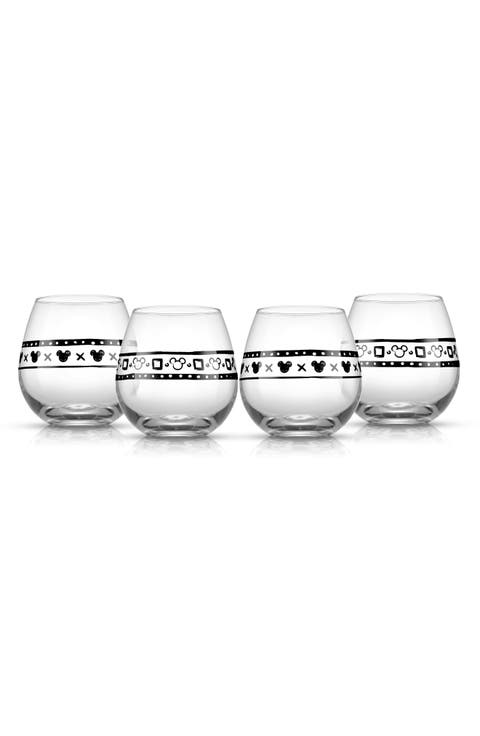 Disney Geo Picnic Wine Glasses - Set of 4