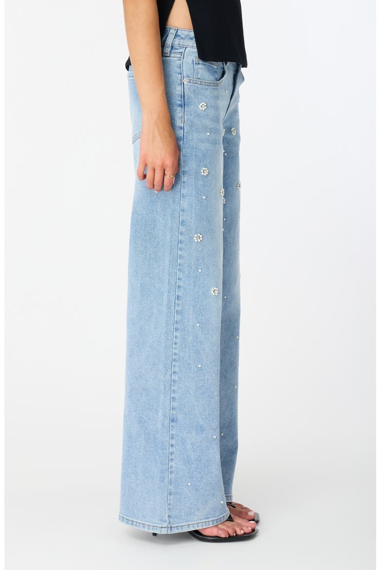 Frida Stretch Wide Leg Jeans, Alternate, color, LIGHT WASH
