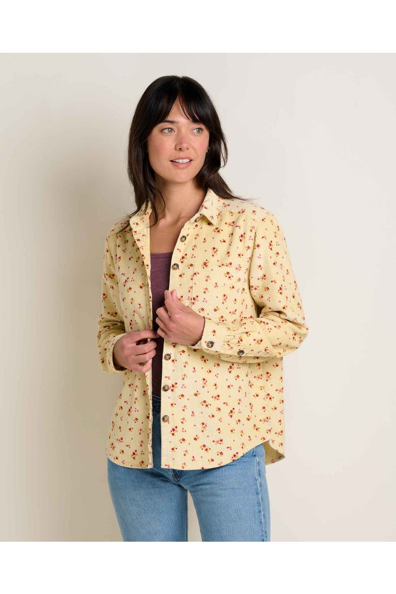 Women's Cascadia Long Sleeve Shirt, Main, color, Barley Floral Print