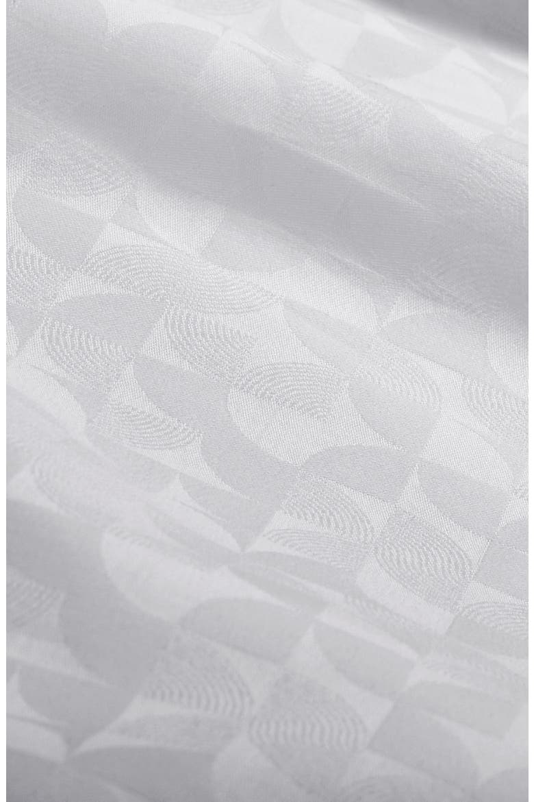 Alvin Shaped Fit Jacquard Button-Up Shirt, Alternate, color, WHITE