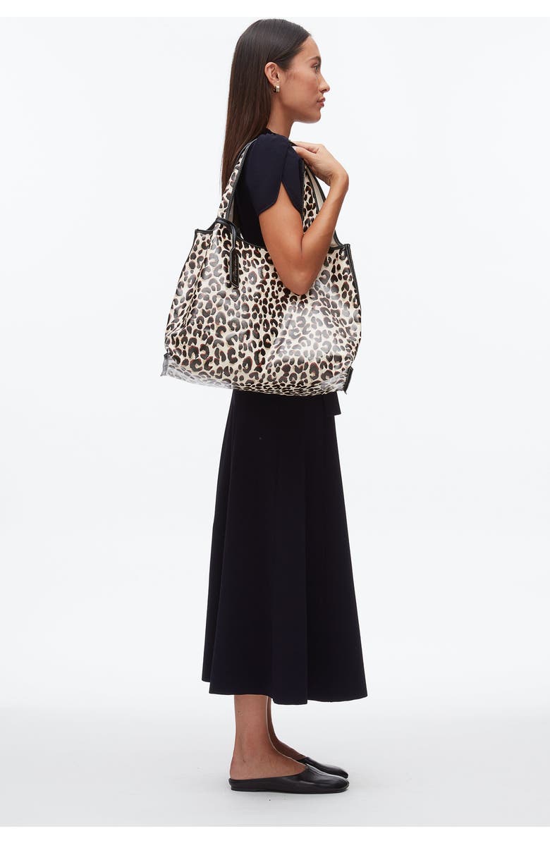 3.1 Phillip Lim Leopard Print Market Tote Bag, Alternate, color, Leopard Print
