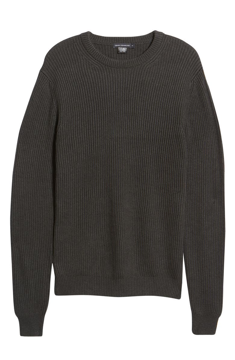 French Connection Men's Ribbed Crewneck Sweater, Alternate, color, 