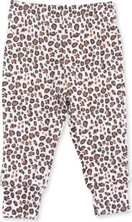 Angel Dear Leopard Print Ribbed Leggings