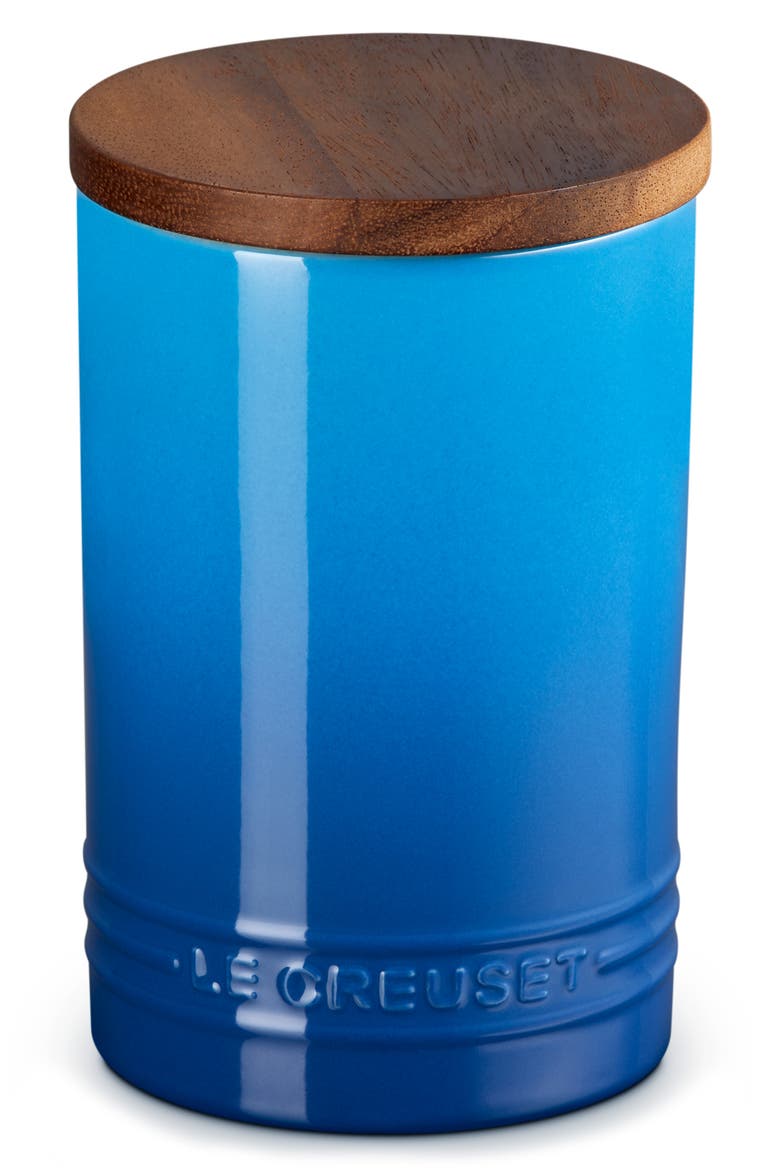 Signature Stoneware 26-Ounce Storage Canister, Main, color, MARSEILLE