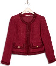 ALICE + OLIVIA Landon Cropped Box Jacket