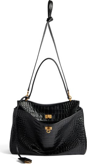 【関税&送料込】Balenciaga Small Rodeo Bag In Black Crocodil Medium-7897792AA4V1000_F.jpg?v=8