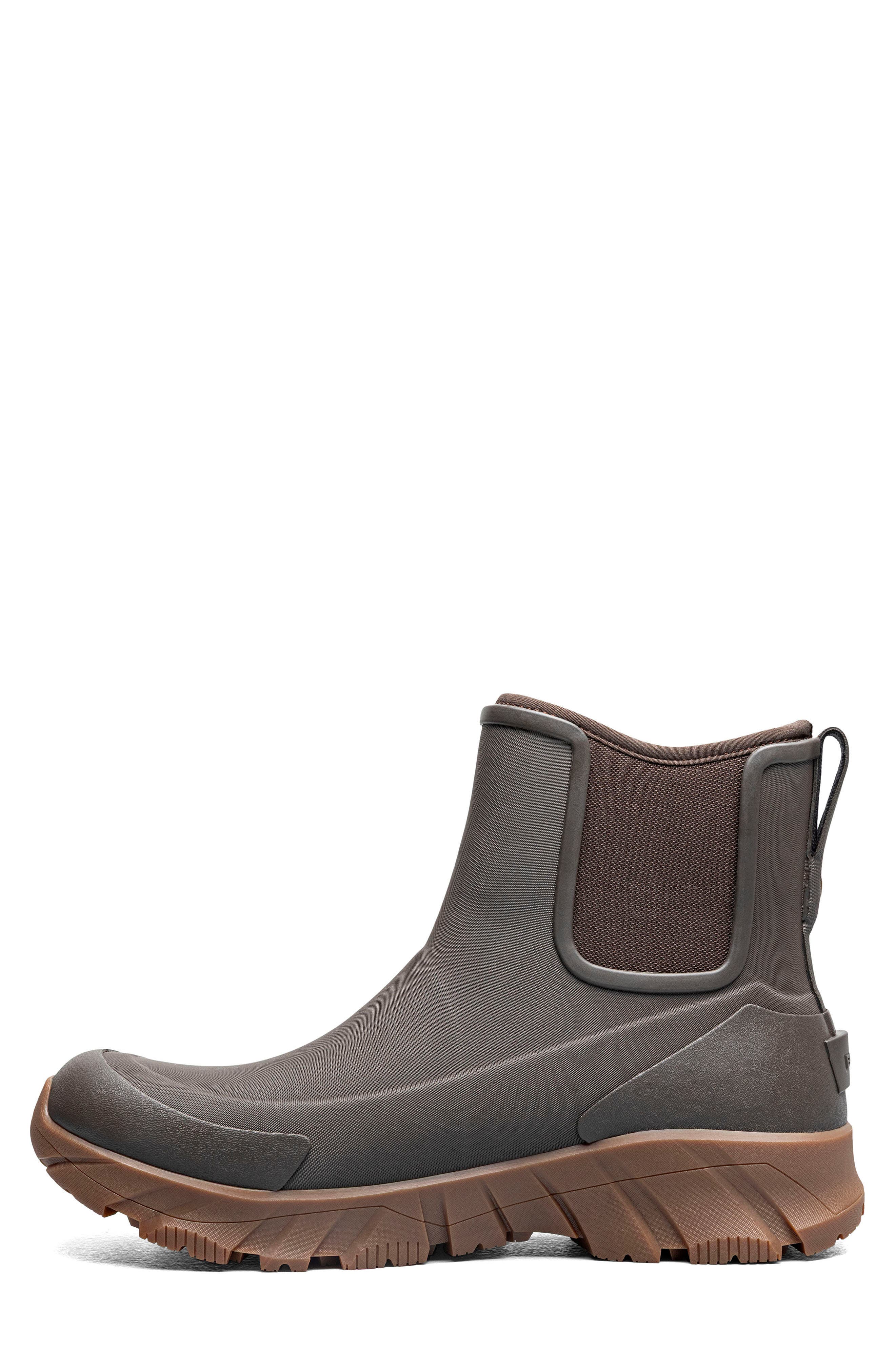 Arcata II Waterproof Chelsea Boot, Alternate, color, DARK BROWN