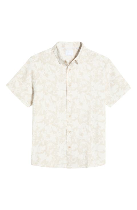 Silas Short Sleeve Stretch Button-Up Shirt