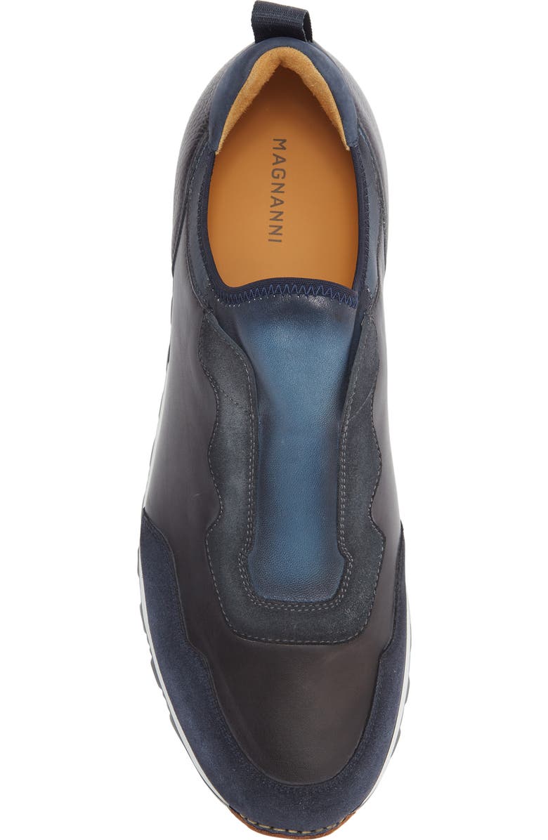 Magnanni Arco Slip-On Sneaker, Alternate, color, Navy