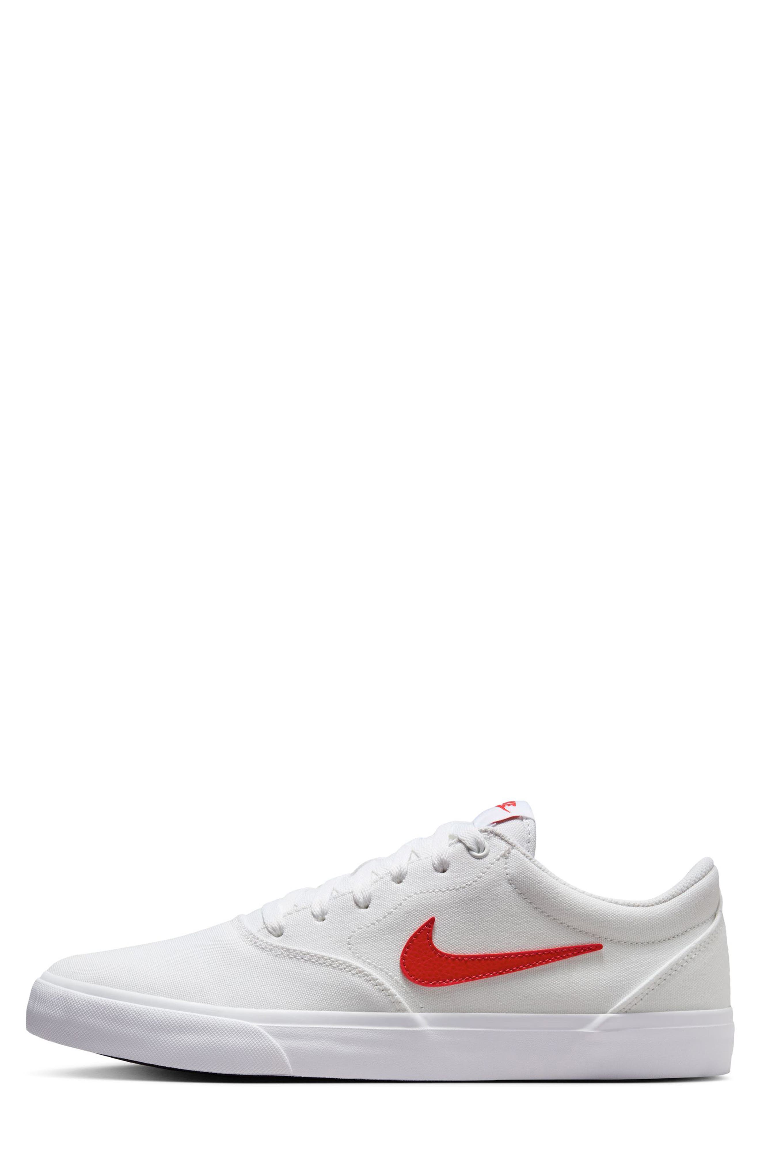 Charge Skate Sneaker, Alternate, color, WHITE/ UNIVERSITY RED