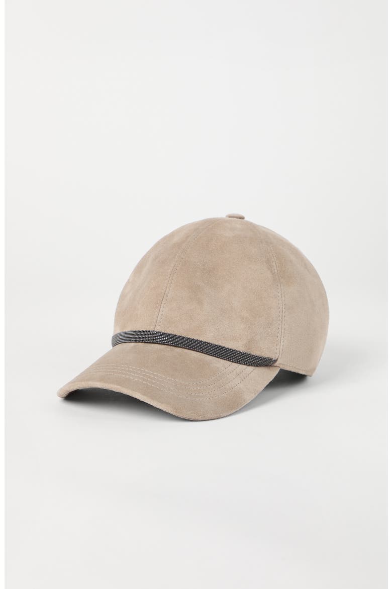 Suede baseball cap, Alternate, color, Light Grey