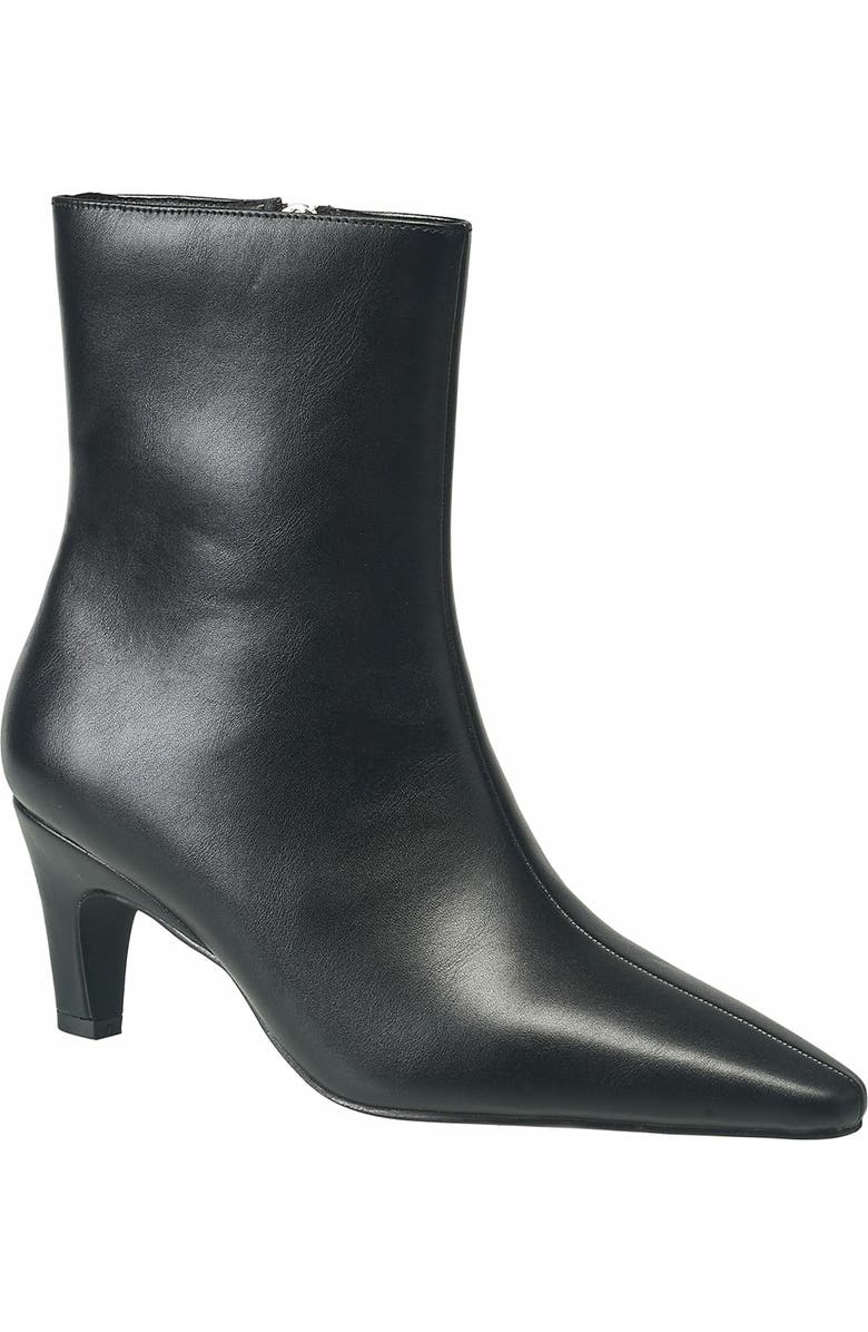 French Connection Women's Alex Kitten Heel Bootie, Main, color, Black