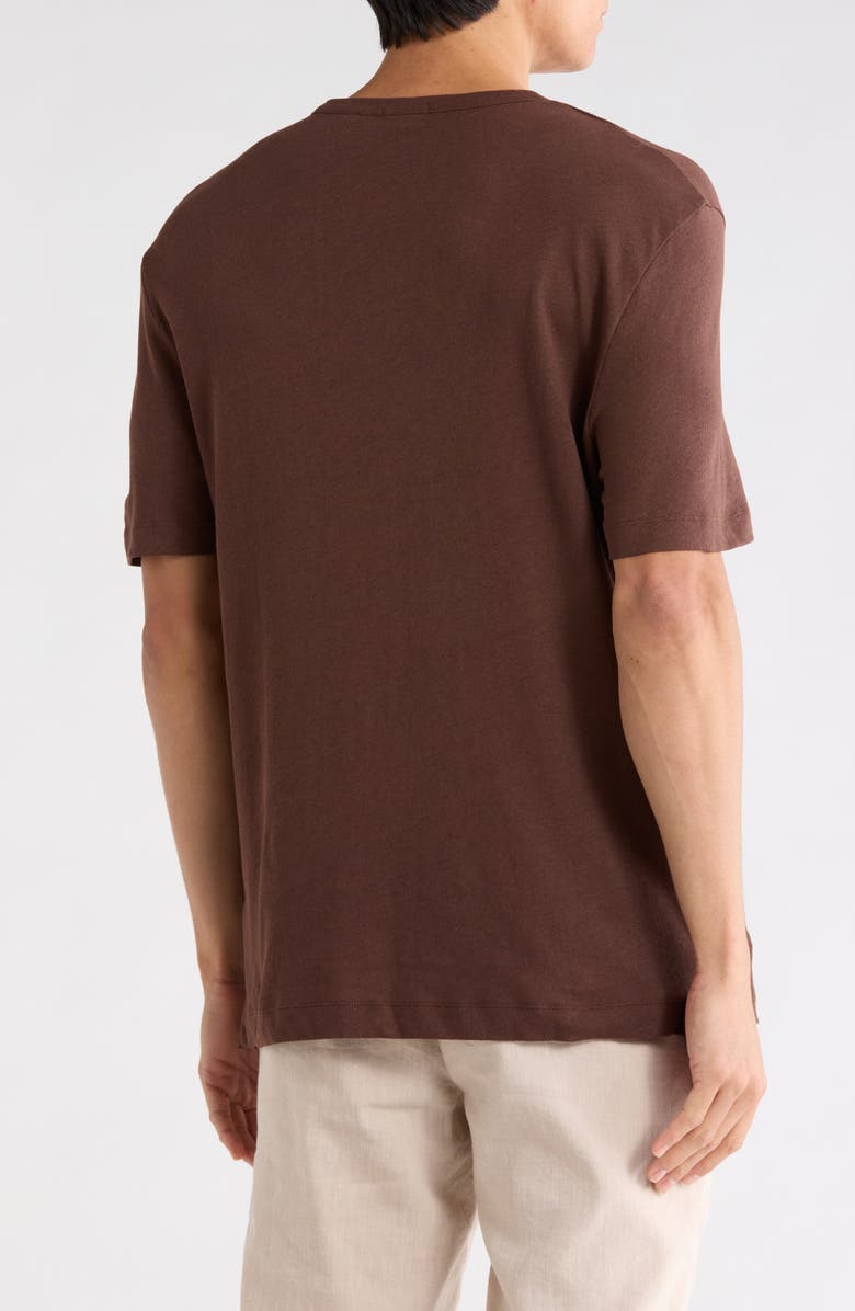 BOSS Taut Short Sleeve T-Shirt, Alternate, color, Dark Brown