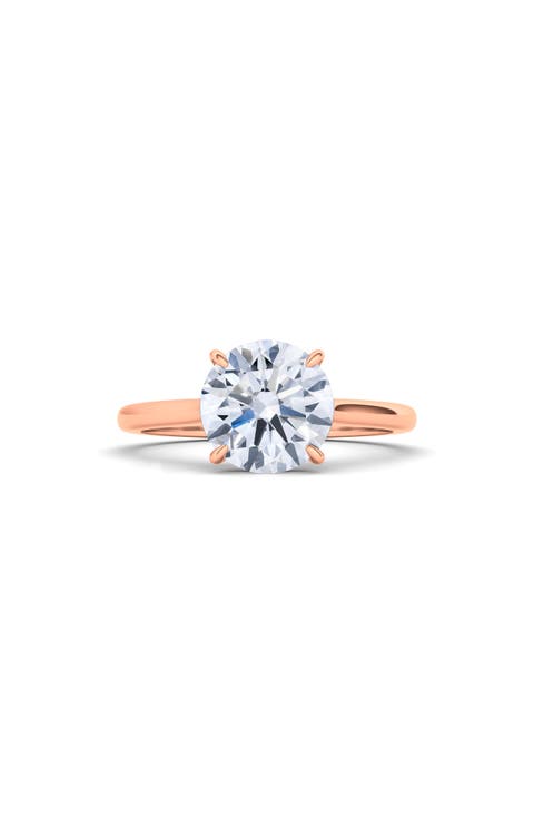 Round Brilliant Cut Lab Created Diamond Ring