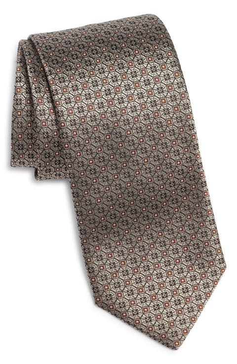 Medallion Silk Tie