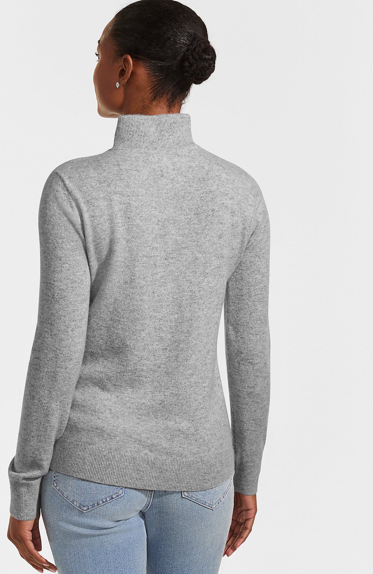 Cashmere Quarter Zip Sweater - image 2