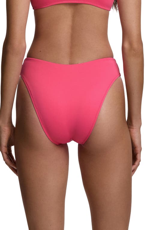 Polo Ralph Lauren Modern High Cut Bikini Bottoms In Pink