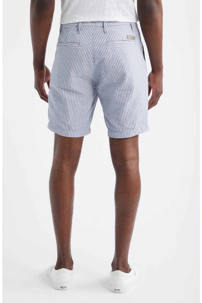 Wanderer Seersucker Stripe Chino Shorts, Alternate, color, PARADISE COVE